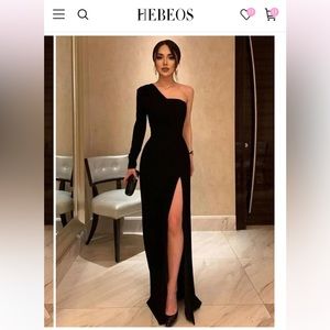 NWT Hebeos one shoulder dress